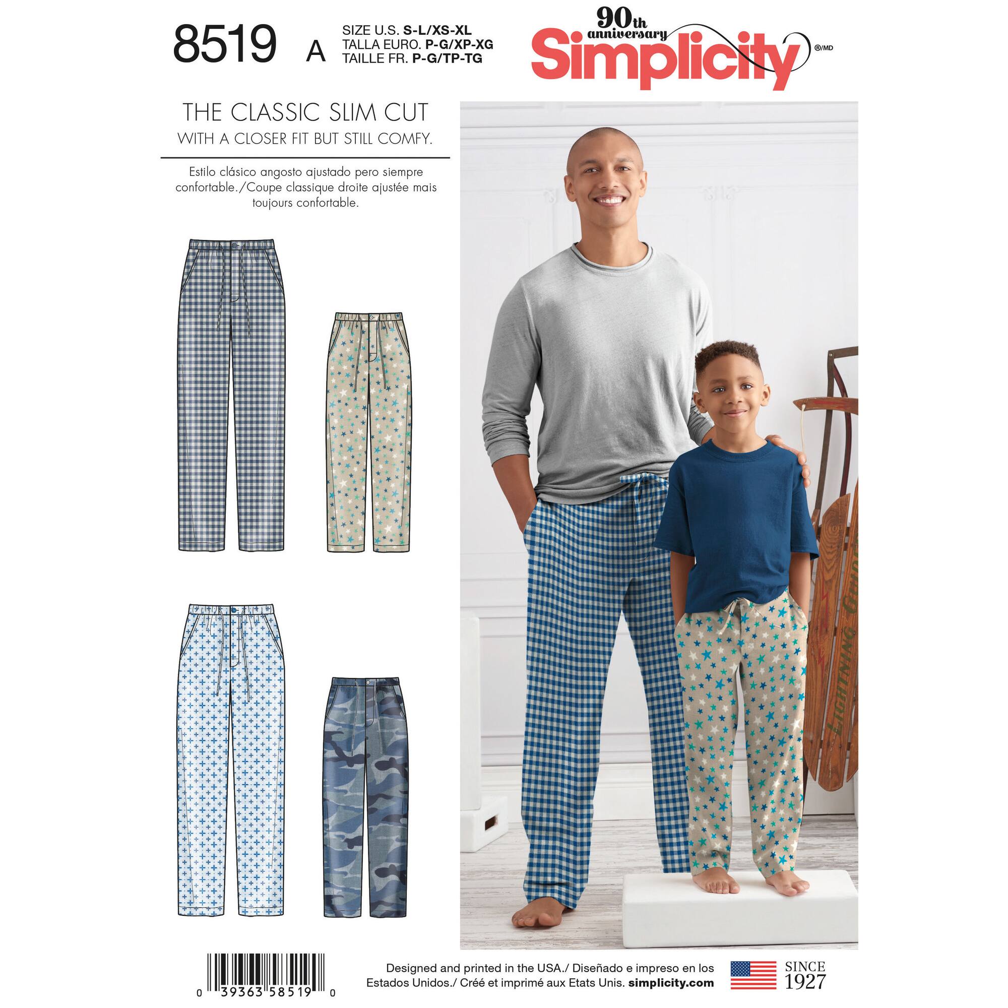 Simplicity® Pattern CS8519 (S-L/XS-XL)